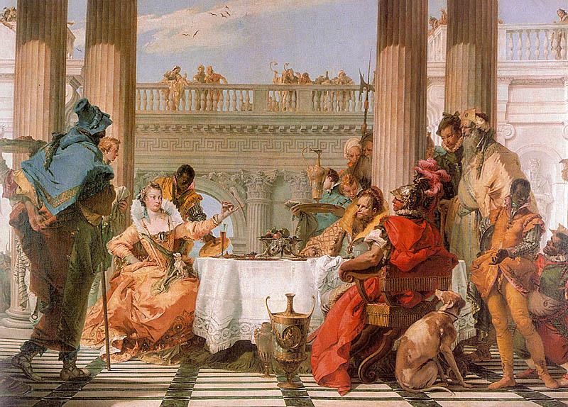 Giovanni Battista Tiepolo The Banquet of Cleopatra oil painting image
